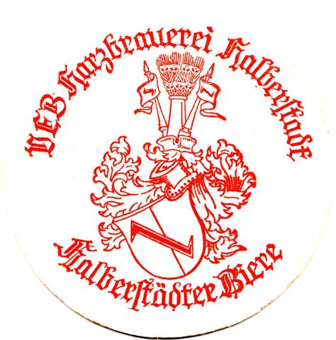 halberstadt hz-st harz rund 1a (215-veb harzbrauerei-rot)